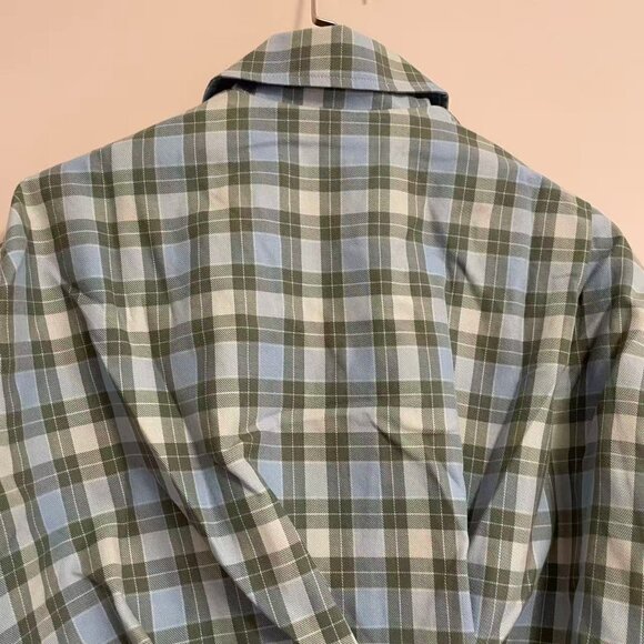 Checked draped jacket - Picture 10 of 14